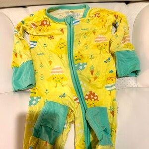 Little Sleepies Easter Chicks Zippy Size 0-3m